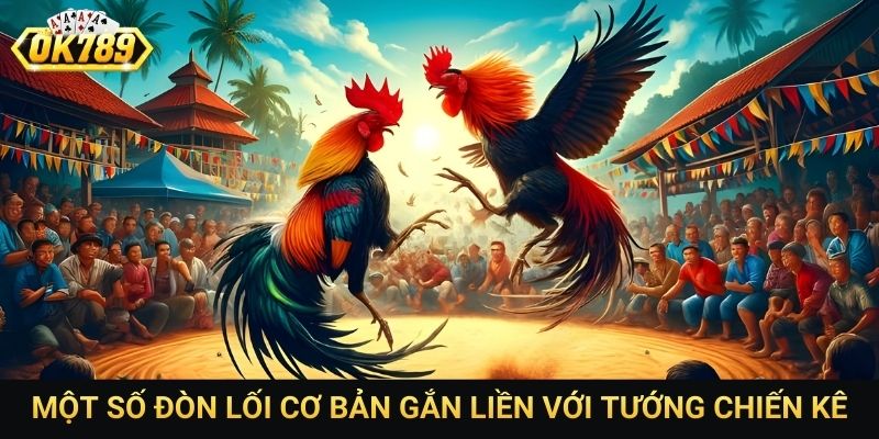 Một số đòn lối cơ bản gắn liền với tướng chiến kê